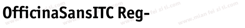OfficinaSansITC Reg字体转换